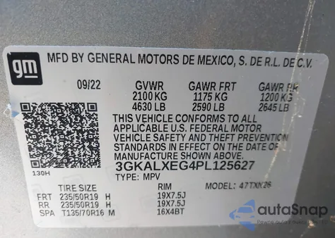 2023 GMC Terrain Awd Denali from USA, damaged, VIN 3GKALXEG4PL125627